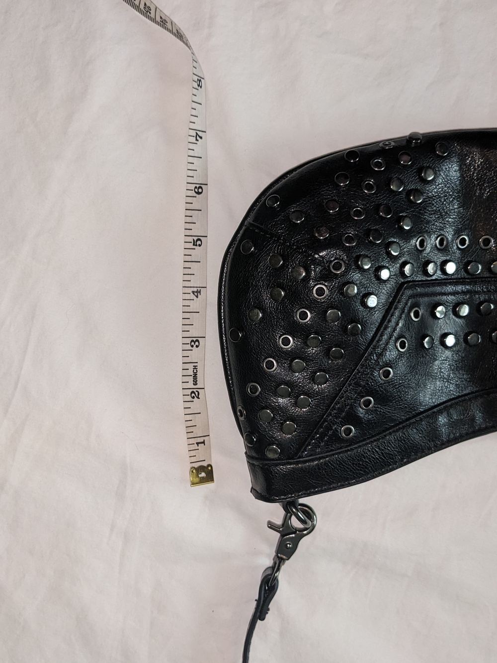 Zara Black Studded Women’s Shoulder Bag - Picture 6 of 8